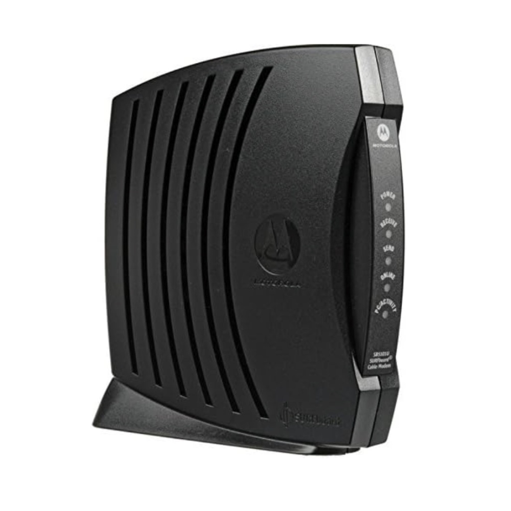 Motorola SB5101N Surfboard Internet Cable Modem-NO Power Cable Tested Works EUC